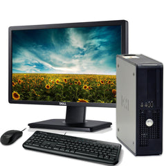 DELL GX760 USFF COMBO, 4GB, 320GB HDD, INTEL CORE 2 DUO 3.16Ghz, DELL 20" LCD